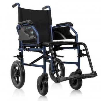 Silla de ruedas manual de acero