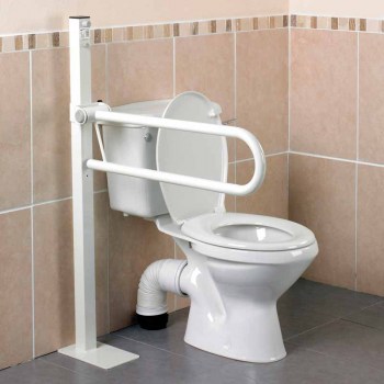 Barra de baño abatible sobre mástil